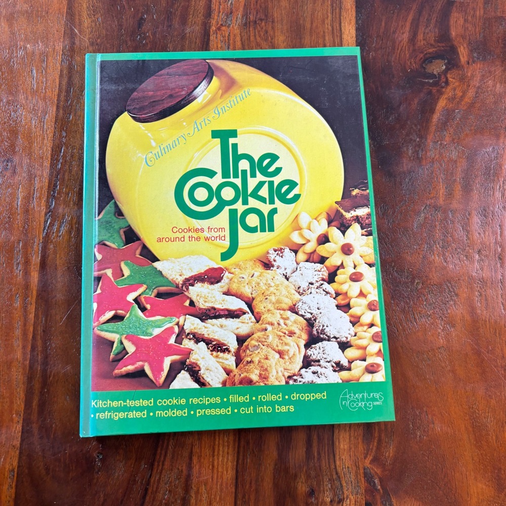 Vintage 1978 The Cookie Jar Cookbook Culinary Arts Institute Hardcover 1511F